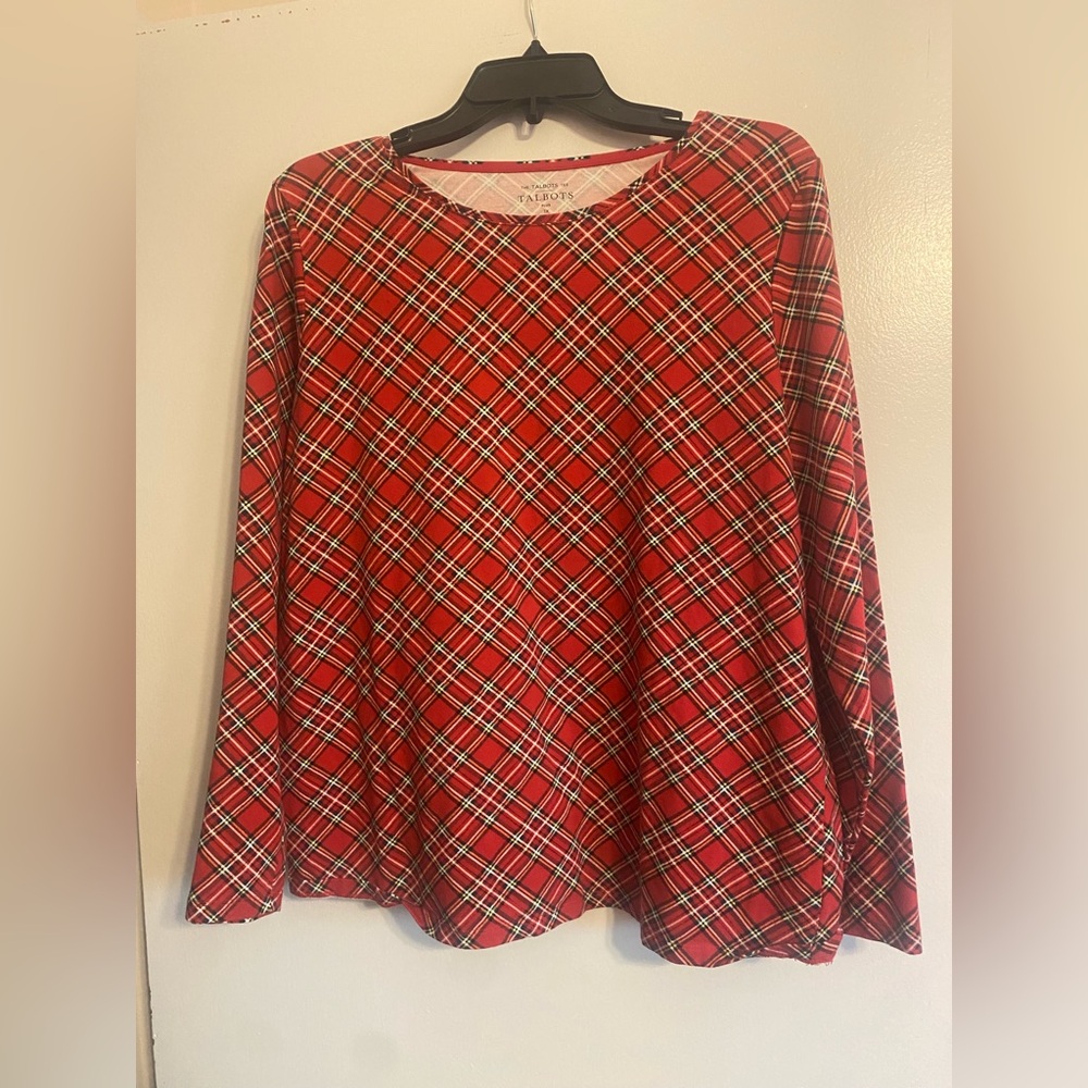 Talbots Plaid “The Talbots Tee”- Size 1X